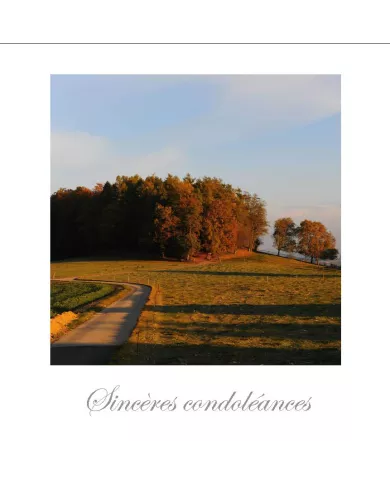 Cartes Condoléances Ambiances C15 - 4493-001