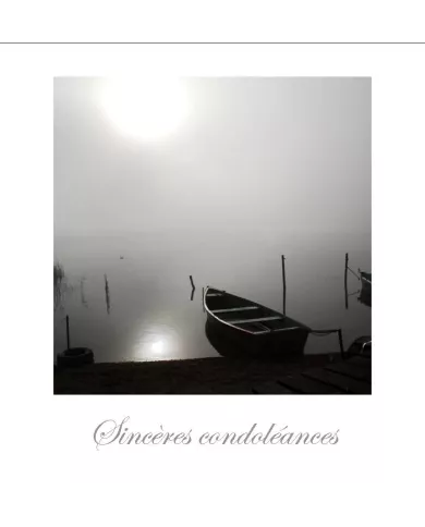 Cartes Condoléances Eaux - 29-002