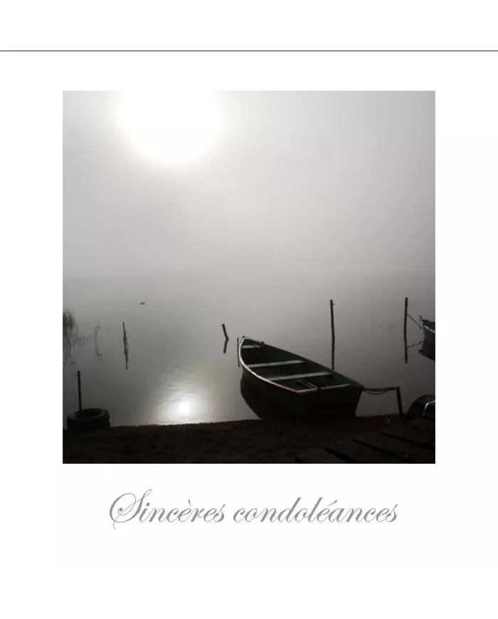 Cartes Condoléances Eaux - 29-002