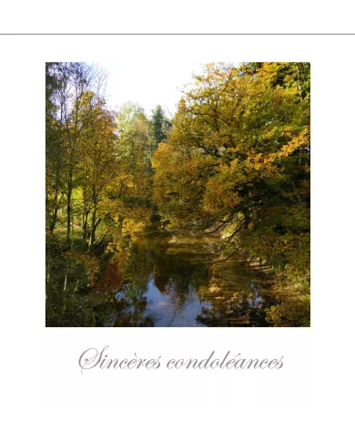 Cartes Condoléances Eaux - 82-002