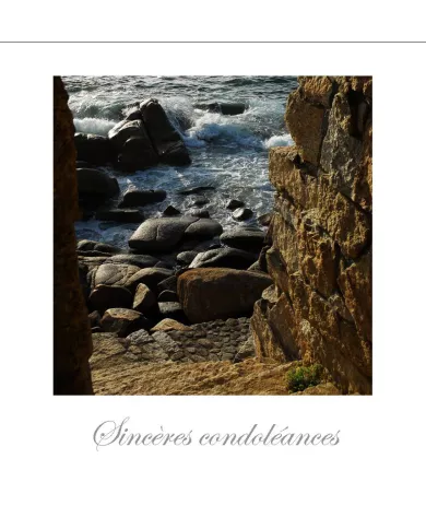 Cartes Condoléances Eaux - 329-002