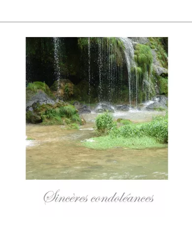 Cartes Condoléances Eaux - 429-002