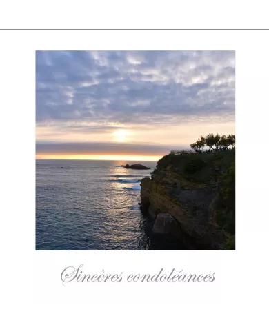 Cartes Condoléances Eaux - 957-002