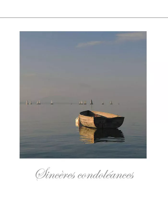 Cartes Condoléances Eaux - 3518-002