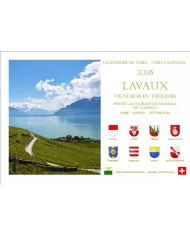 Calendrier de table  "Lavaux" 2026