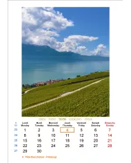 Calendrier A3 "Lavaux" 2026