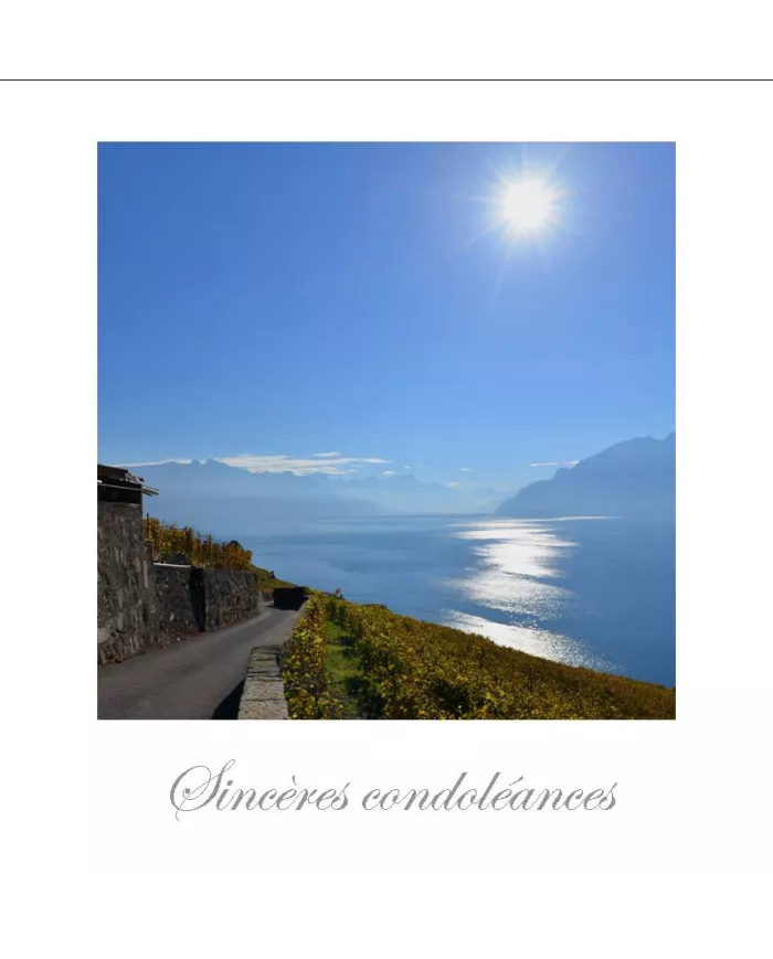 Cartes Condoléances Lavaux - 1034-42