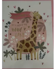 Carte A4 Baby Girl