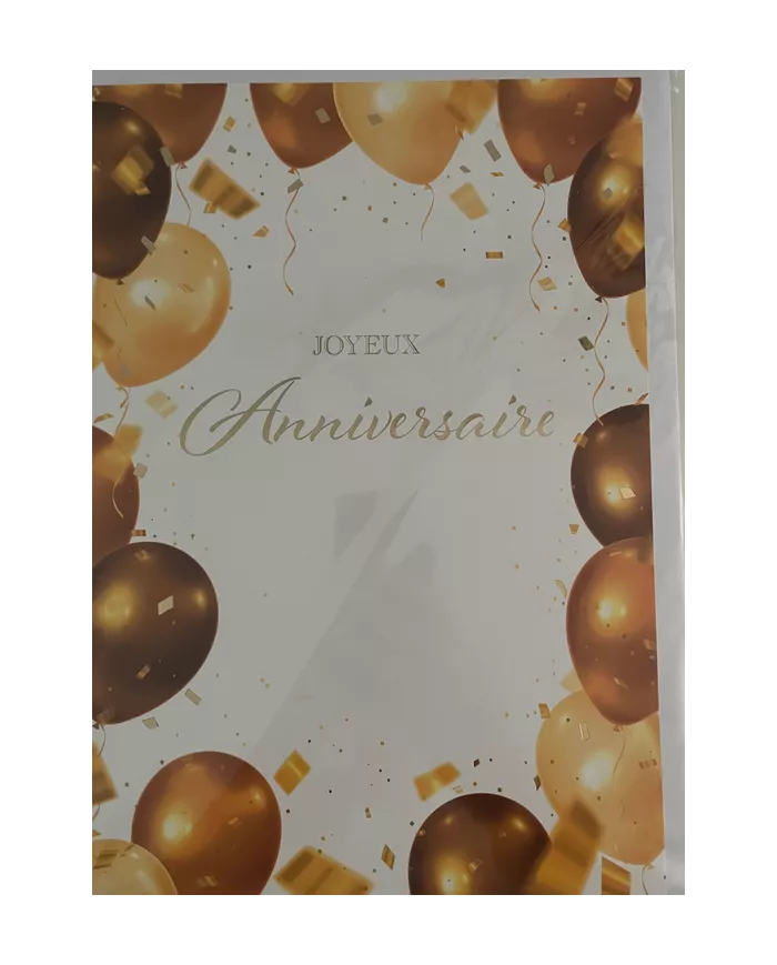 Carte A4 Joyeux Anniversaire