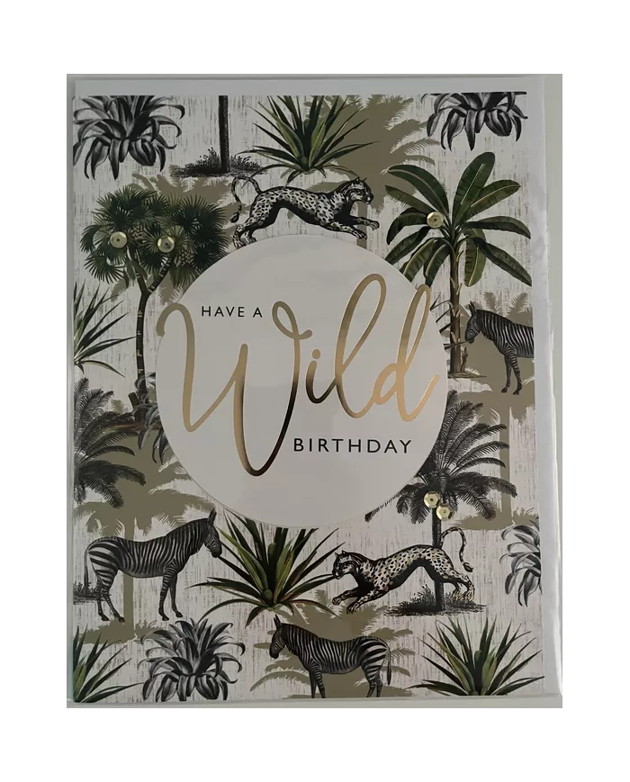 Carte A4 Have a Wild Birthday
