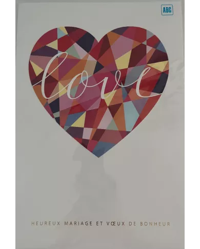 Carte A4 LOVE