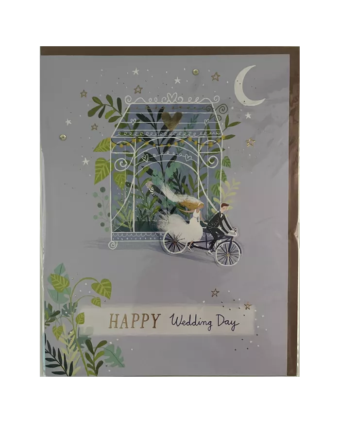 Carte A4 Happy Wedding Day