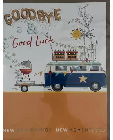 Carte A4 Goodbye