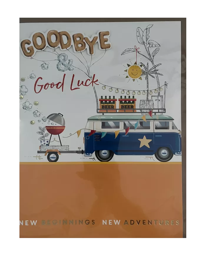 Carte A4 Goodbye