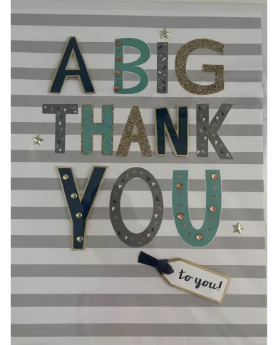 Carte A4 Thank You
