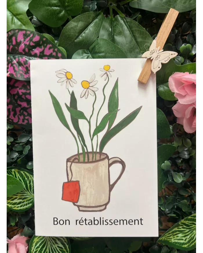 Carte B6 - Bon rétablissement