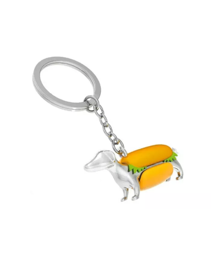 Porte clés Chien Hot Dog