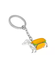 Porte clés Chien Hot Dog