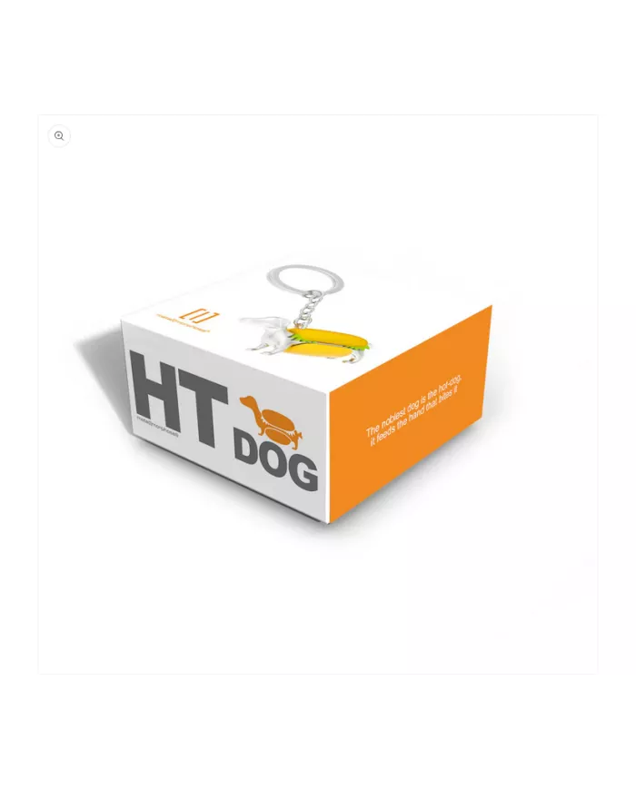 Porte clés Chien Hot Dog