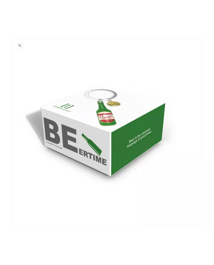 Porte clés Bouteille de Bière Verte