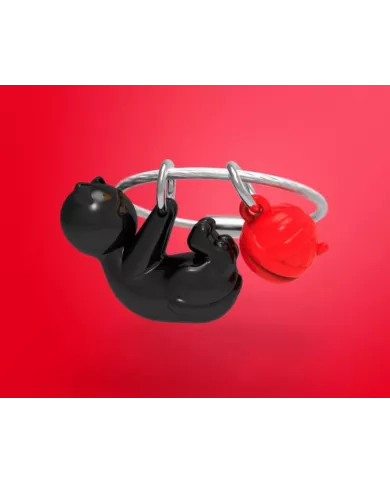 Porte clés Chat Noir