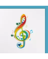 Carte "Quilling" Happy Birthday - Dinosaure