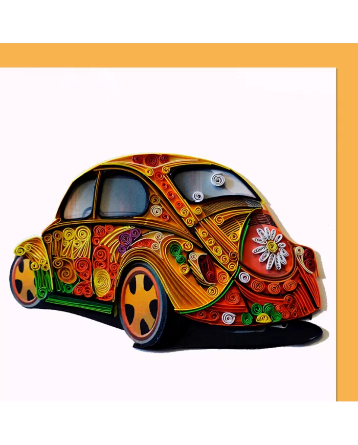 Carte "Quilling" VW Hippy