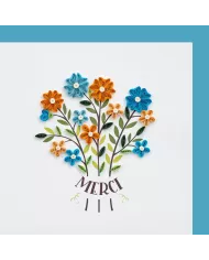 Carte "Quilling" Happy Birthday - Brouette
