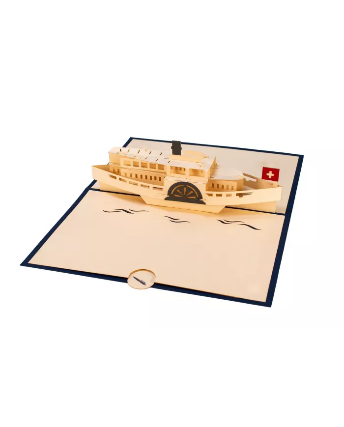 Carte "3D" Bateau à vapeur