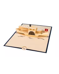 Carte "3D" Bateau à vapeur