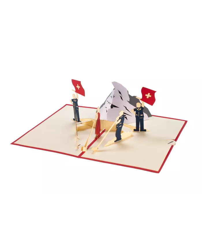 Carte "3D" Cervin et coutume Suisse