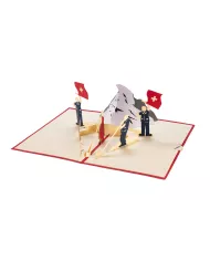 Carte "3D" Cervin et coutume Suisse