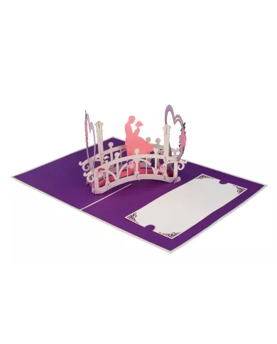 Carte "3D" Pont d'amour