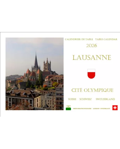 Calendrier de table "Lausanne" 2026