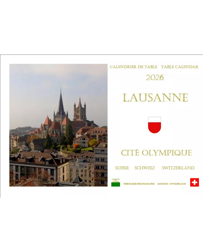 Calendrier de table "Lausanne" 2026