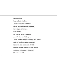 Calendrier de table "Lausanne" 2026