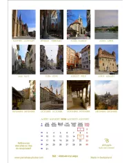 Calendrier A4  "Lausanne" 2026