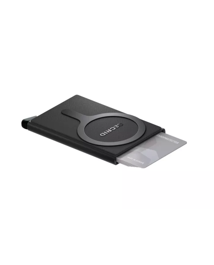 Secrid - Porte-cartes de crédit en aluminium Magsafe Black