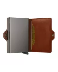 Secrid Porte-cartes de crédit en cuir Texano Saddle