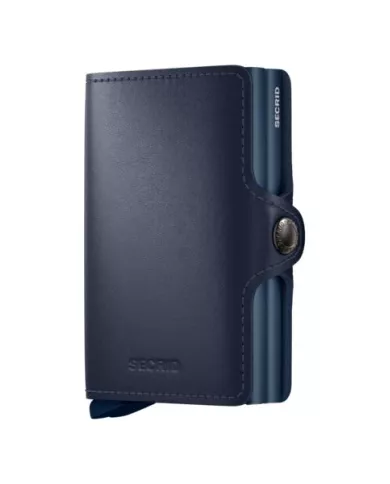 Secrid Porte-cartes de crédit en cuir Original Navy-Navy