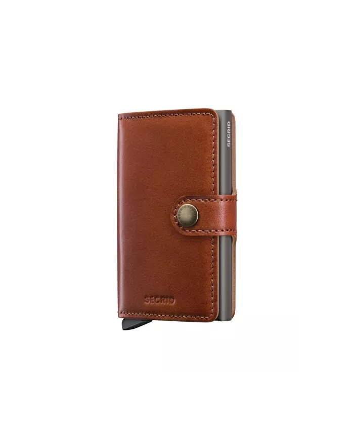 Secrid - Porte-cartes de crédit en cuir Texano Saddle