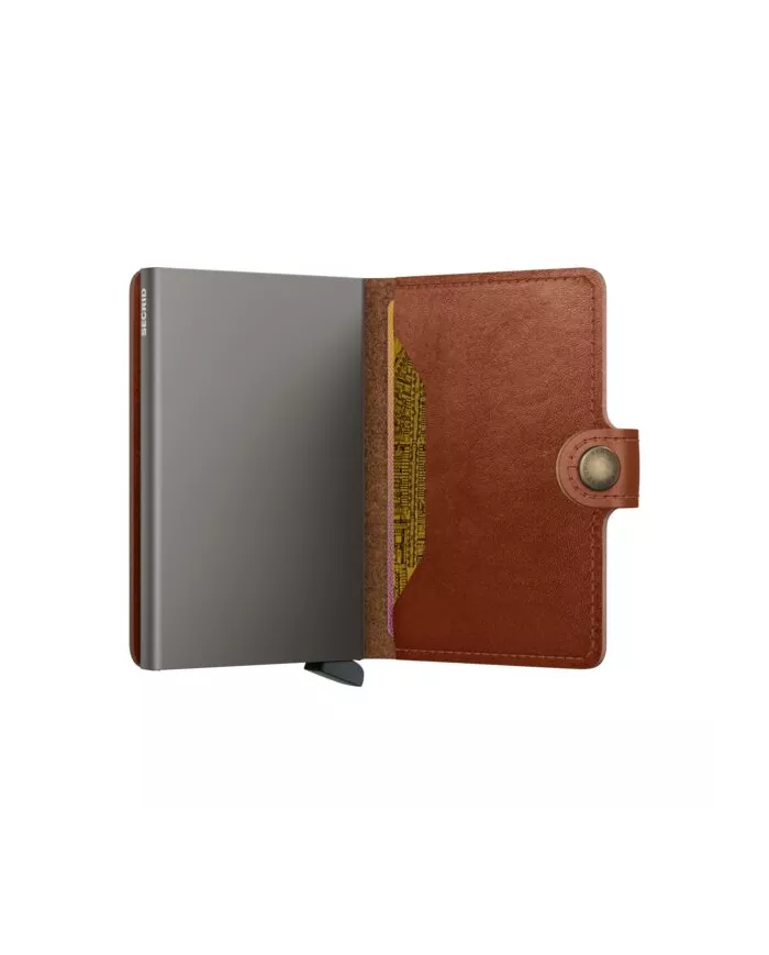 Secrid - Porte-cartes de crédit en cuir Texano Saddle