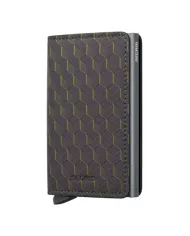 Secrid - Porte-cartes de crédit en cuir Slim Texano Saddle