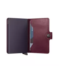 Secrid - Porte-cartes de crédit en cuir Original Cranberry