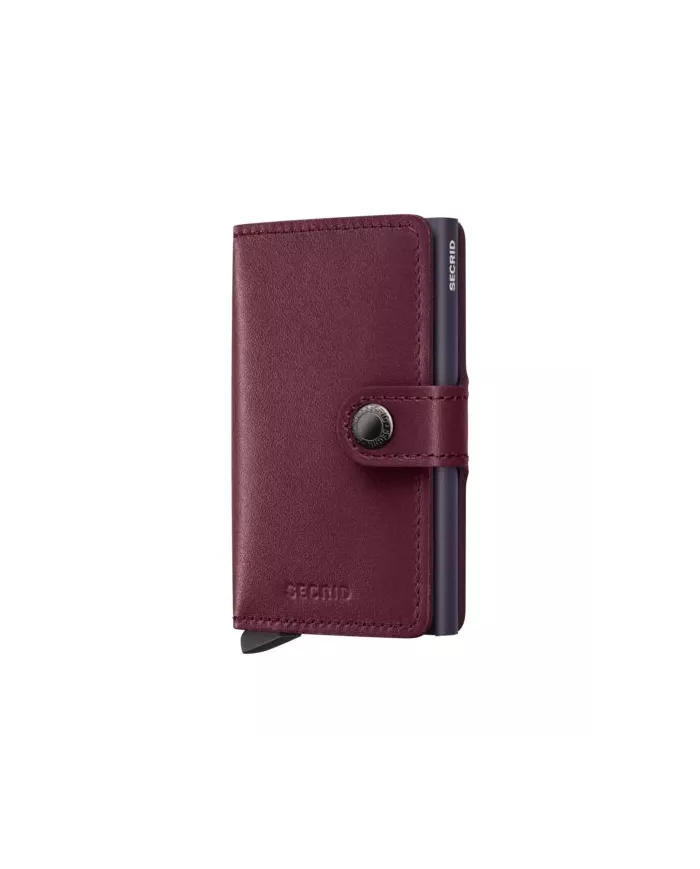 Secrid - Porte-cartes de crédit en cuir Original Cranberry