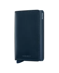 Secrid - Porte-cartes de crédit en cuir Slim Original Navy-Navy