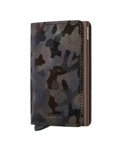 Secrid - Porte-cartes de crédit en cuir Slim Jungle Brown