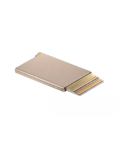 Secrid - Porte-cartes de crédit Fluted Premium+ Cashmere