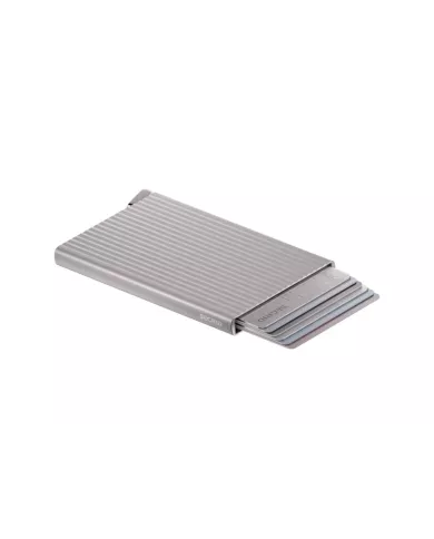 Secrid - Porte-cartes de crédit Fluted Premium+ Silver