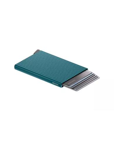 Secrid - Porte-cartes de crédit Fluted Premium+ Teal
